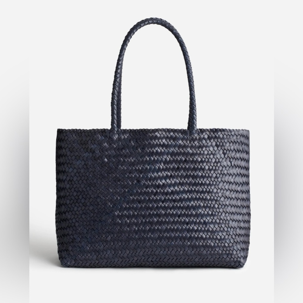 Madewell Handwoven Leather Tote - NWT - Nighttime